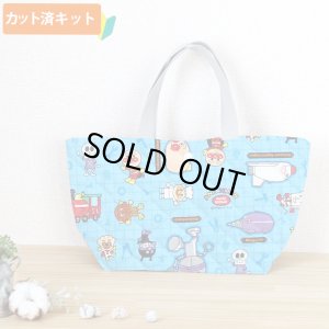 画像1: アンパンマン ボーイズ【ランチバッグ】 材料セット 作り方マニュアル付き 入園入学 手芸キット