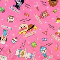 アンパンマン ガールズ【ランチョンマット】中厚手生地 材料セット 作り方マニュアル付き 入園入学 2026年度春[u]