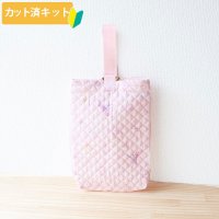 [15％OFF]★在庫限り サイズ変更不可★バレリーナ ドイリー【シューズバッグ】 手作りキット 作り方マニュアル付き 入園入学 手芸キット
