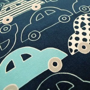 画像3: ●アウトレット サイズ変更不可●ビートルカー ネイビー【給食袋】手作りキット 作り方マニュアル付き 入園入学 2024年度春 中厚手生地