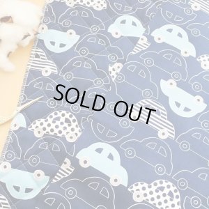 画像4: ●アウトレット サイズ変更不可●ビートルカー ネイビー◎底布付【レッスンバッグ】手作りキット 入園入学 手芸キット キルティング プライスOFF