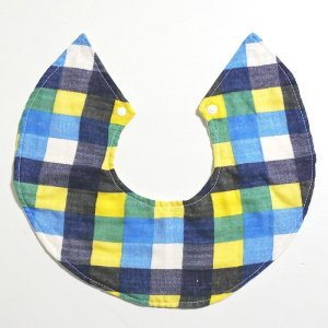 画像3: ビッグチェック 2色【くるくるスタイ】ベビー 手作りキット 作り方マニュアル付き ダブルガーゼ 国産