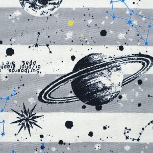 画像7: 宇宙柄 2色【体操服袋/ナップサック】手作りキット 作り方マニュアル付き 入園入学 2026年度春 中厚手生地