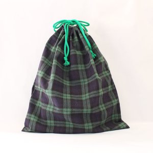 画像4: タータンチェック 2色【体操服袋/ナップサック】手作りキット 作り方マニュアル付き 入園入学 2025年度春 中厚手生地