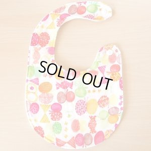 画像4: リボン&ちょうちょ レッド/ブルー【丸型スタイ】ベビー 手作りキット 作り方マニュアル付き ダブルガーゼ 国産