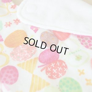 画像5: リボン&ちょうちょ レッド/ブルー【丸型スタイ】ベビー 手作りキット 作り方マニュアル付き ダブルガーゼ 国産