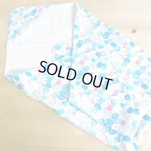 画像5: リボン＆ちょうちょ レッド/ブルー【国産おくるみと丸型スタイセット】ベビー 手作りキット 作り方マニュアル付き ダブルガーゼ フード付き