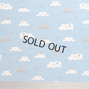 画像3: 車とダイナソー ブルー【お弁当袋】中厚手生地 手作りキット 作り方マニュアル付き 入園入学 2023年度春[n]