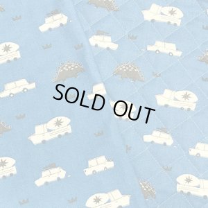 画像5: 車とダイナソー ブルー【お弁当袋】中厚手生地 手作りキット 作り方マニュアル付き 入園入学 2023年度春[n]