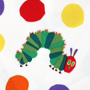 画像2: ●アウトレット サイズ変更不可●はらぺこあおむし みずたま【給食袋】中厚手生地 材料セット 作り方マニュアル付き 入園入学 手芸キット