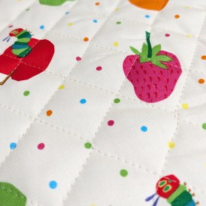 画像4: はらぺこあおむし ミニドット◎底布付【レッスンバッグ】 材料セット 作り方マニュアル付き 入園入学 手芸キット[s]