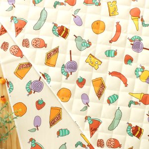 画像5: はらぺこあおむし 食べ物いっぱい【コップ袋】中厚手生地 材料セット 作り方マニュアル付き 入園入学 手芸キット