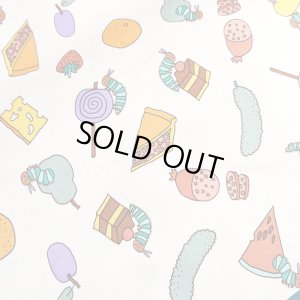 画像1: はらぺこあおむし 食べ物いっぱい【ランチョンマット】中厚手生地 材料セット 作り方マニュアル付き 入園入学 手芸キット[u]