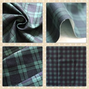 画像4: ブラックウォッチ(タータンチェック)【移動ポケット】手作りキット 作り方マニュアル付き 入園入学 2025年度 学校 教材