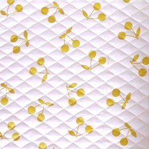 画像3: 《即納》★サンプル品(完成品)販売★さくらんぼツイン ピンク/グレー キルティング【ナップサック】