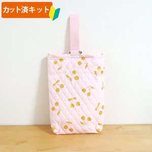 画像3: さくらんぼツイン ピンク【入園・入学 5点セット】 手作りキット 作り方マニュアル付き 入園入学 手芸キット