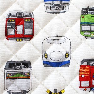画像2: 電車フェイス◎底布付【ピアニカバッグ】 手作りキット 作り方マニュアル付き 入園入学 手芸キット[s]