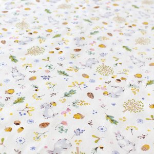 画像8: どんぐりウサギ◎底布付【シューズバッグ】 手作りキット 作り方マニュアル付き 入園入学 手芸キット[s]