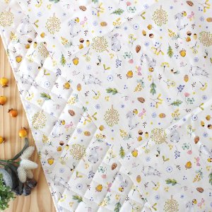 画像5: どんぐりウサギ◎底布付【シューズバッグ】 手作りキット 作り方マニュアル付き 入園入学 手芸キット[s]