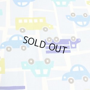 画像2: ●アウトレット サイズ変更不可●ドライブマップ ブルー【コップ袋】手作りキット 作り方マニュアル付き 入園入学 手芸キット 中厚手生地