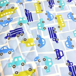 画像5: ●アウトレット サイズ変更不可●ドライブマップ ブルー【給食袋】手作りキット 作り方マニュアル付き 入園入学 手芸キット 中厚手生地