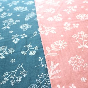 画像6: 刺繍風フラワー【国産おくるみと丸型スタイセット】ベビー 手作りキット 作り方マニュアル付き ダブルガーゼ フード付き