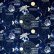 画像3: 《家庭科教材対応》宇宙ステーション ネイビー【ランチョンマット】手作りキット 作り方マニュアル付き 小学校 家庭科 キット[u]
