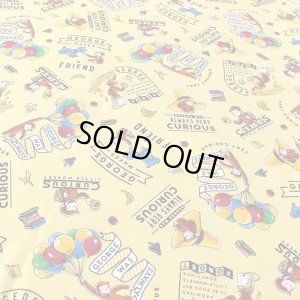 画像4: おさるのジョージ 風船イエロー【コップ袋】中厚手生地 材料セット 作り方マニュアル付き 入園入学 手芸キット