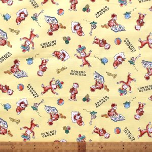 画像3: ジョージ 楽しい毎日【お弁当袋】中厚手生地 材料セット 作り方マニュアル付き 入園入学 手芸キット