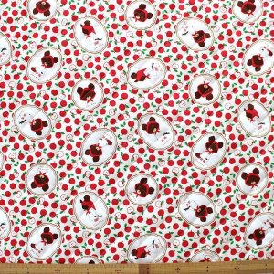 画像3: ジャッキーと林檎◎底布付【シューズバッグ】 材料セット 作り方マニュアル付き 入園入学 手芸キット[s]