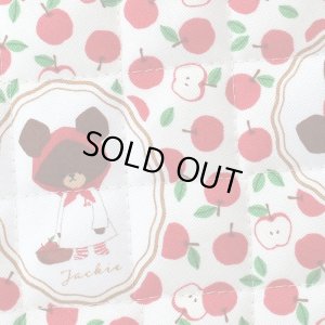 画像1: ジャッキーと林檎◎底布付【ピアニカバッグ】 材料セット 作り方マニュアル付き 入園入学 手芸キット[s]