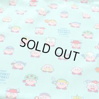 カービィ ミントブルー【ランチョンマット】中厚手生地 材料セット 作り方マニュアル付き 入園入学 手芸キット[u]