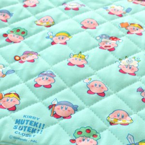 画像4: カービィ ミントブルー【シューズバッグ】 材料セット 作り方マニュアル付き 入園入学 手芸キット[n]