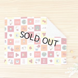 画像1: キティのまいにち【ランチョンマット】中厚手生地 材料セット 作り方マニュアル付き 入園入学 手芸キット[u]