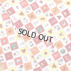 画像1: キティのまいにち【体操服袋/ナップサック】 中厚手生地 材料セット 作り方マニュアル付き 入園入学 手芸キット