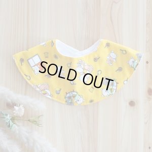 画像3: こぐまちゃん イエロー【丸型スタイ】【くるくるスタイ】【ハンカチスタイ】ベビー 材料セット 作り方マニュアル付き ダブルガーゼ 国産