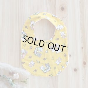画像2: こぐまちゃん イエロー【丸型スタイ】【くるくるスタイ】【ハンカチスタイ】ベビー 材料セット 作り方マニュアル付き ダブルガーゼ 国産