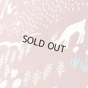 画像6: 北欧の森と動物 グレイッシュブルー/スモークピンク【キッズ安全ネックウォーマー】マフラー スヌード 手作りキット 作り方マニュアル付き コーデュロイ/ボア