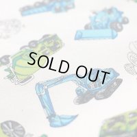 かっこいい工事車両【コップ袋】手作りキット 作り方マニュアル付き 入園入学 2026年度春 中厚手生地