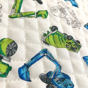 画像3: ●アウトレット サイズ変更不可●かっこいい工事車両◎底布付【シューズバッグ】手作りキット 作り方マニュアル付き 入園入学[s]