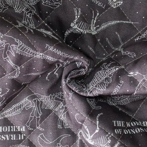 画像7: 《家庭科教材対応》きょうりゅう博士 2色 キルティング生地【ナップサック】手作りキット 作り方マニュアル付き 小学校 家庭科 キット