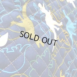 画像6: ●アウトレット サイズ変更不可●きょうりゅうの世界【シューズバッグ】手作りキット 入園入学 手芸キット キルティング