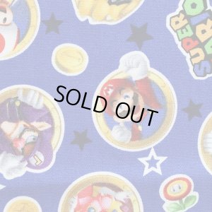 画像7: マリオ コインブルー【シューズバッグ】 材料セット 作り方マニュアル付き 入園入学 手芸キット