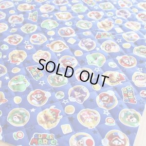 画像5: マリオ コインブルー【シューズバッグ】 材料セット 作り方マニュアル付き 入園入学 手芸キット