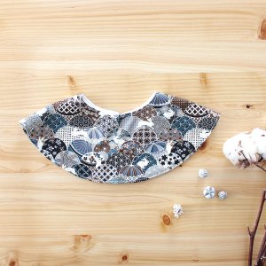 画像8: 鞠とうさぎ カラフル/グレー【丸型スタイ】【くるくるスタイ】【ハンカチスタイ】ベビー 材料セット 作り方マニュアル付き ダブルガーゼ 国産