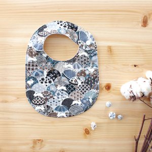 画像7: 鞠とうさぎ カラフル/グレー【丸型スタイ】【くるくるスタイ】【ハンカチスタイ】ベビー 材料セット 作り方マニュアル付き ダブルガーゼ 国産