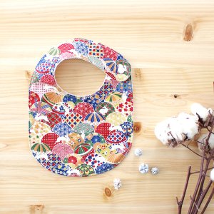 画像3: 鞠とうさぎ カラフル/グレー【丸型スタイ】【くるくるスタイ】【ハンカチスタイ】ベビー 材料セット 作り方マニュアル付き ダブルガーゼ 国産