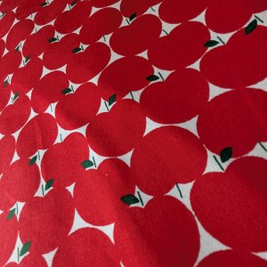 画像2: まあるい林檎【シューズバッグ】 手作りキット 作り方マニュアル付き 入園入学 手芸キット