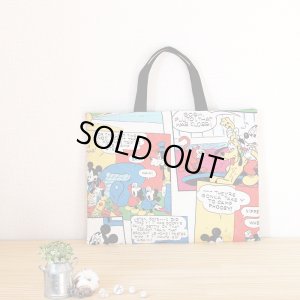 画像2: ミッキー コミック【レッスンバッグ】材料セット 作り方マニュアル付き 入園入学[n][u]