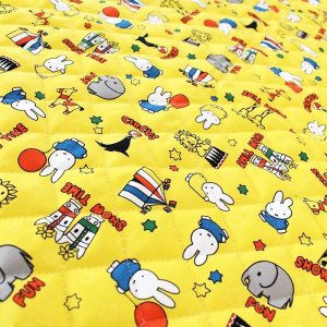 画像4: ★在庫限り サイズオーダー不可★ミッフィーとサーカス イエロー【レッスンバッグ】 材料セット 作り方マニュアル付き 入園入学 手芸キット